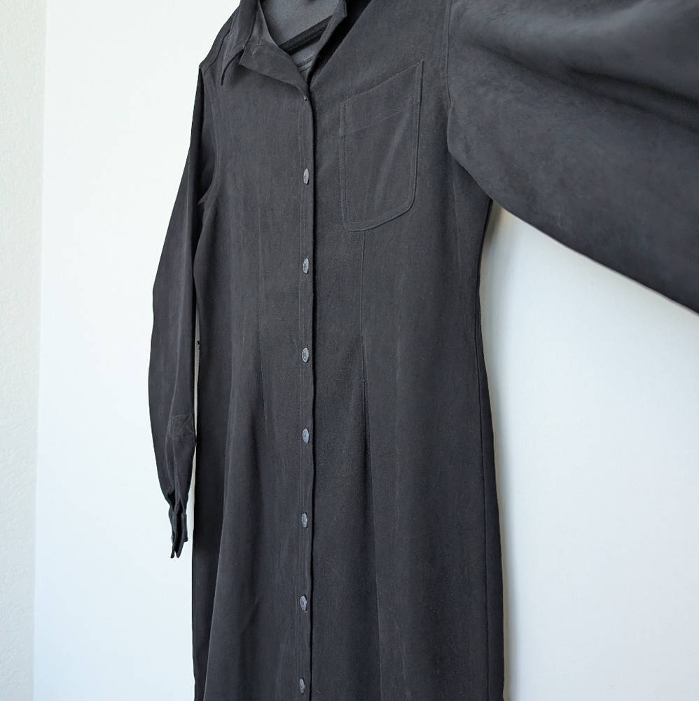 Vintage Talbots Structured Button Front Maxi Dres… - image 7